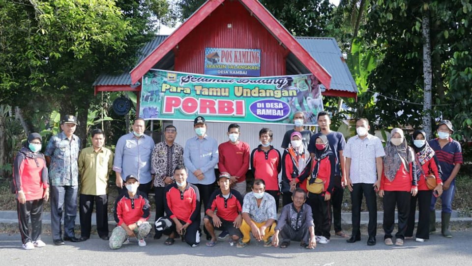 Berantas Hama Babi, Desa Rambai Adakan Kegiatan Buru Babi