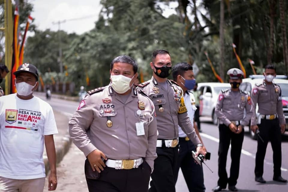 Lomba Tertib Lalu Lintas, Desa Sikabu dan Kampung Apar Pariaman Dinilai Korlantas Polri
