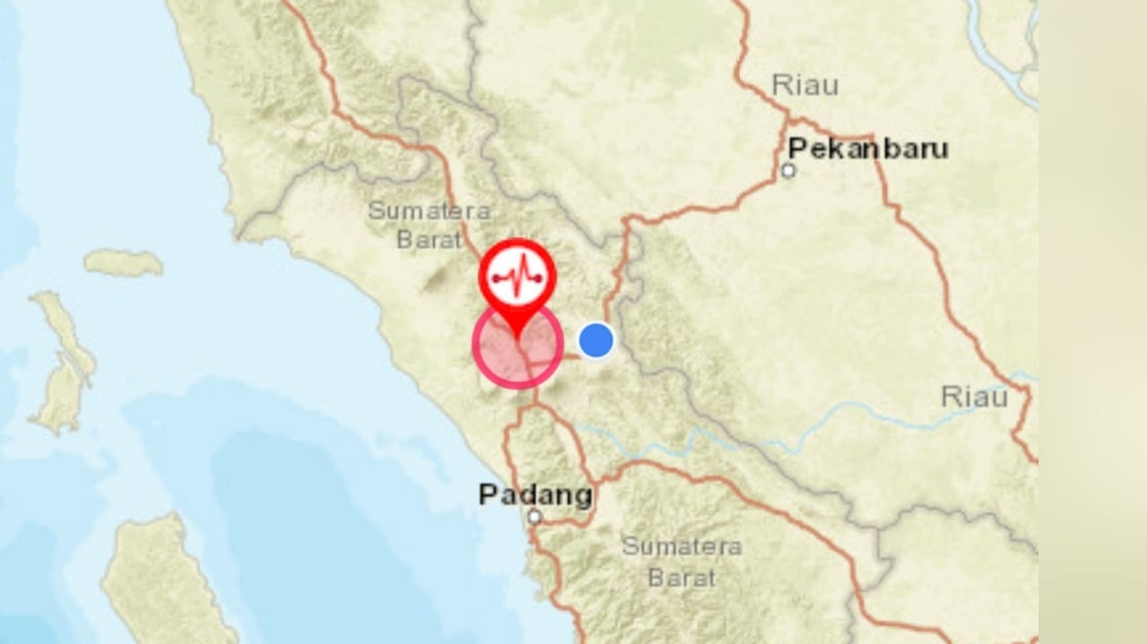 Segmen Sianok Bergerak, 3 Gempa Susulan Guncang Bukittinggi Dalam 30 Menit