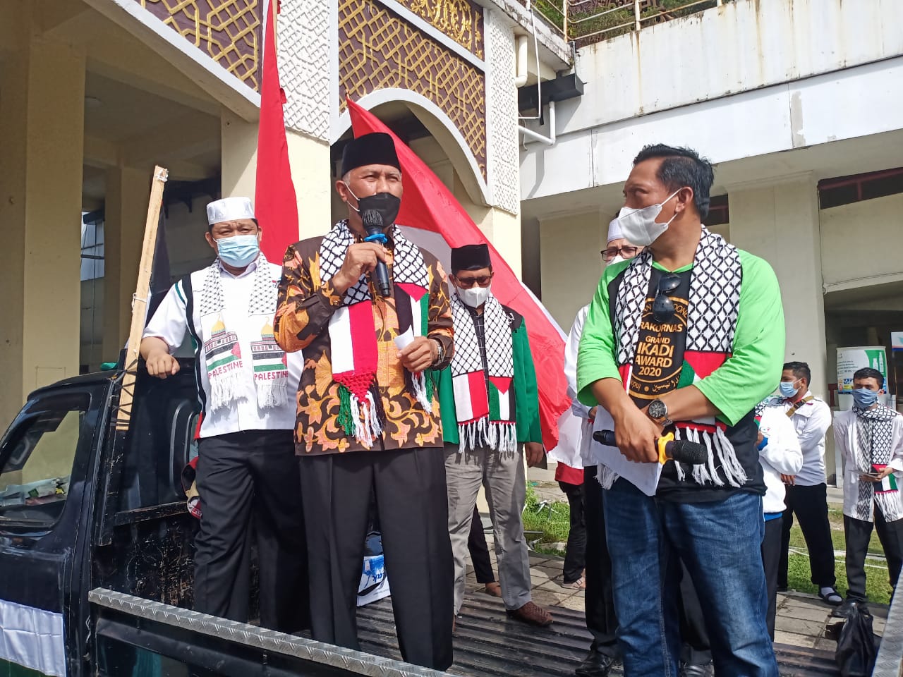 Turut Kecam Israel, Gubernur Sumbar Ikut Aksi Solidaritas Palestina