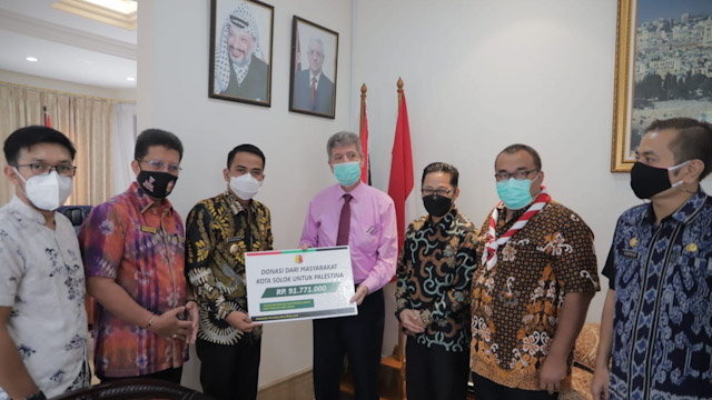 Sampaikan Dana Bantuan, Wawako Solok Temui Dubes Palestina