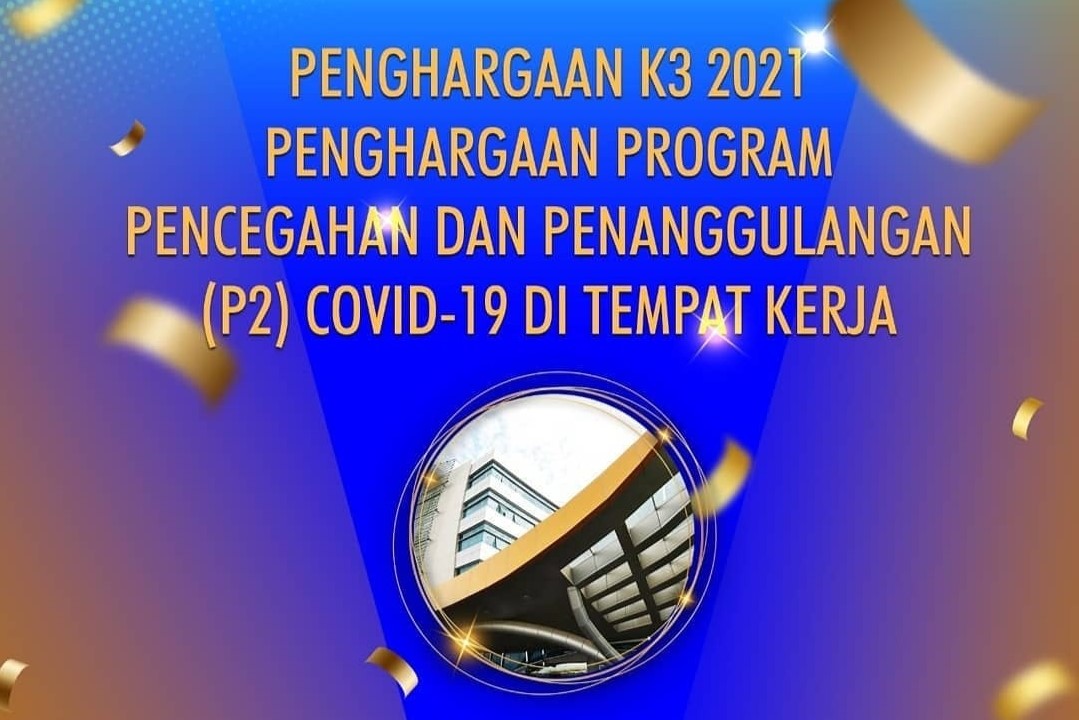 SPH Raih Penghargaan Kategori Program P2 Covid-19 di Tempat Kerja dari Kemenaker