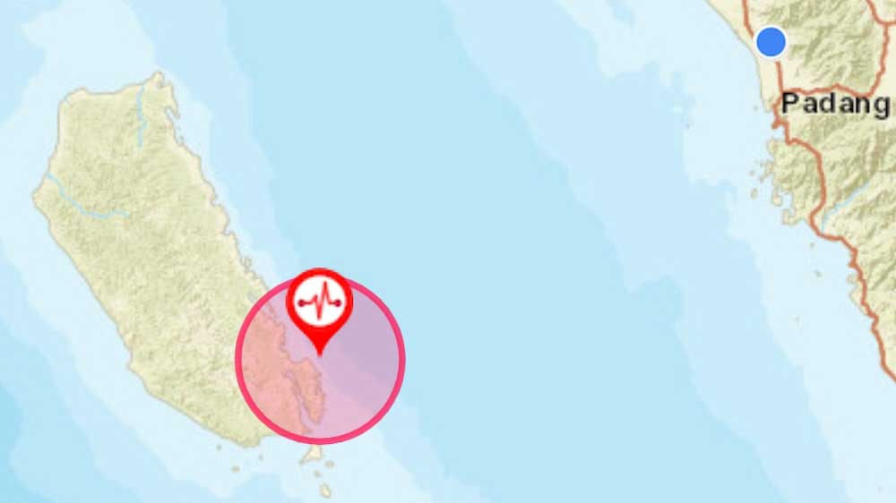 Jelang Sahur Terakhir Ramadan 1422 H, Gempa Magnitudo 4,9 Terjadi di Mentawai