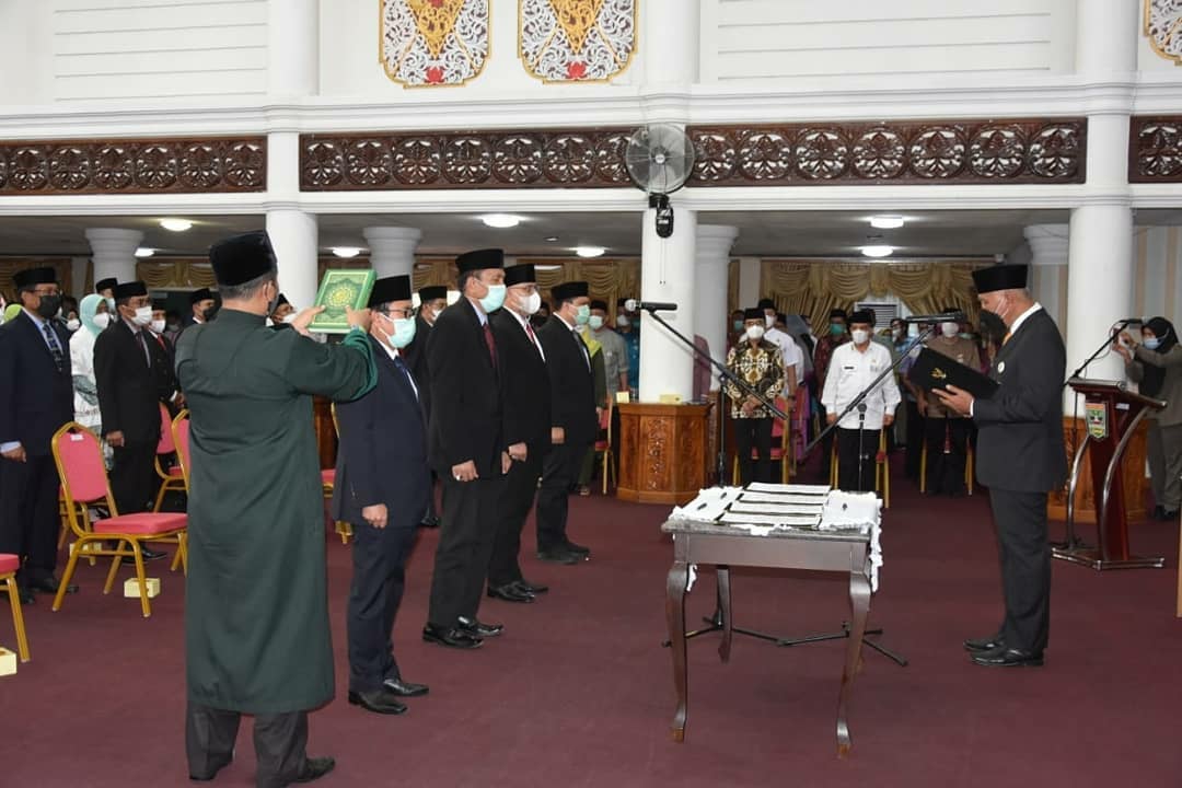 Perubahan Nomenklatur, 169 Pejabat Pemprov Sumbar Kembali Dilantik