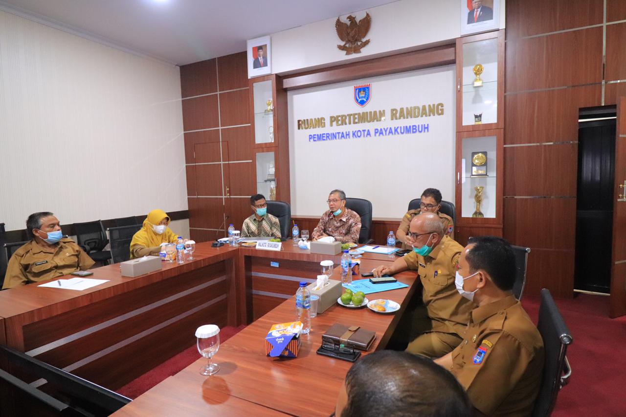 Pemko Payakumbuh Terima Kunjungan Tim Monev KPK