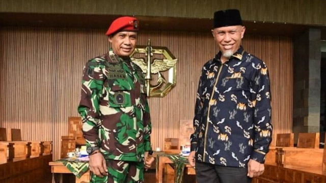 Mahyeldi Ajak Danjen Kopassus Pulang Kampung ke Sumbar, Ini Agendanya