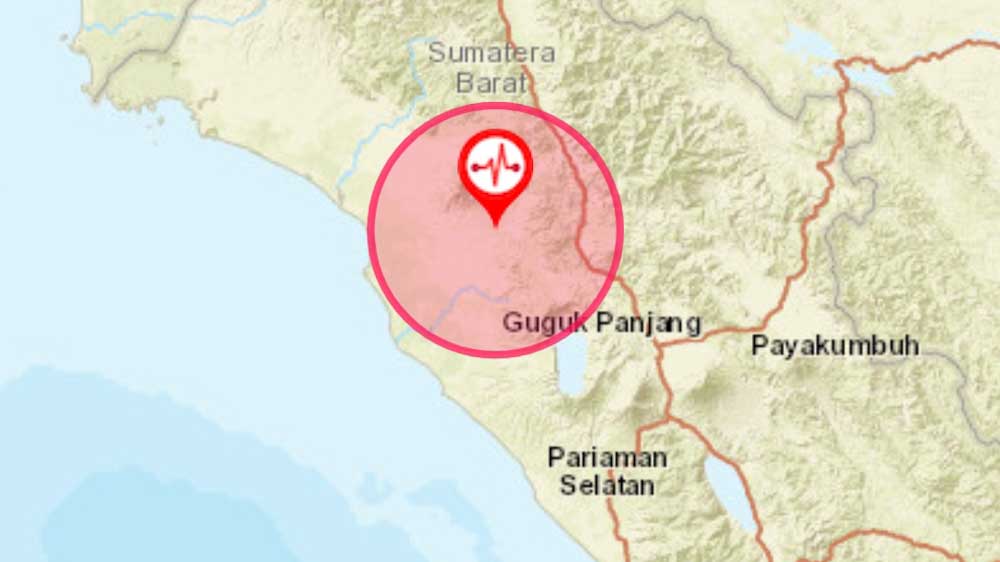 Gempa Magnitudo 4,9 Jelang Subuh di Pasaman Kejutkan Warga Sumbar