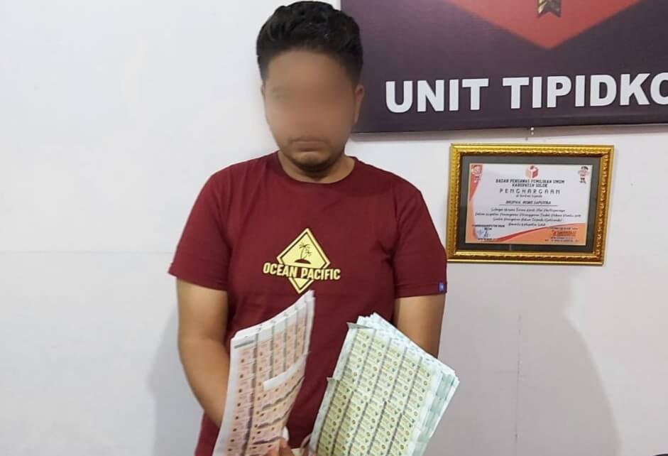 Edarkan Materai Palsu di Solok, Seorang Pemuda Ditangkap Polisi