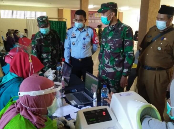 Ratusan Warga Binaan Rutan Kelas IIB Padang Vaksinasi Covid-19