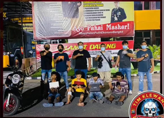 4 Pelaku Pencurian di Padang Ditangkap, 1 Orang Didor Karena Berusaha Kabur