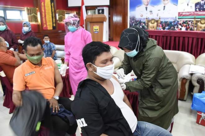 Capaian Vaksinasi Covid-19 di Pariaman Baru 36,89 Persen 