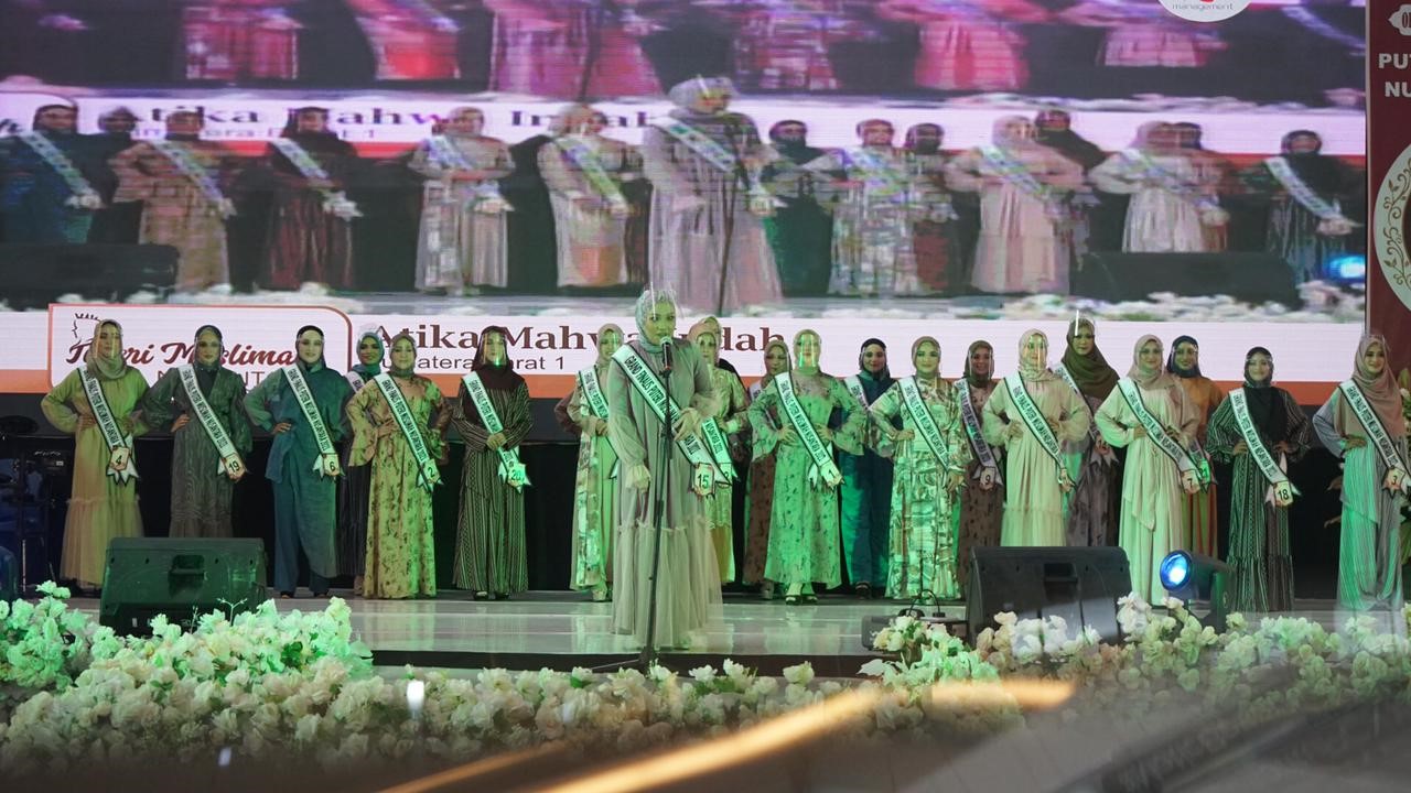 Gadis Minang Menangi Gelar Putri Muslimah Persahabatan Nusantara 2021