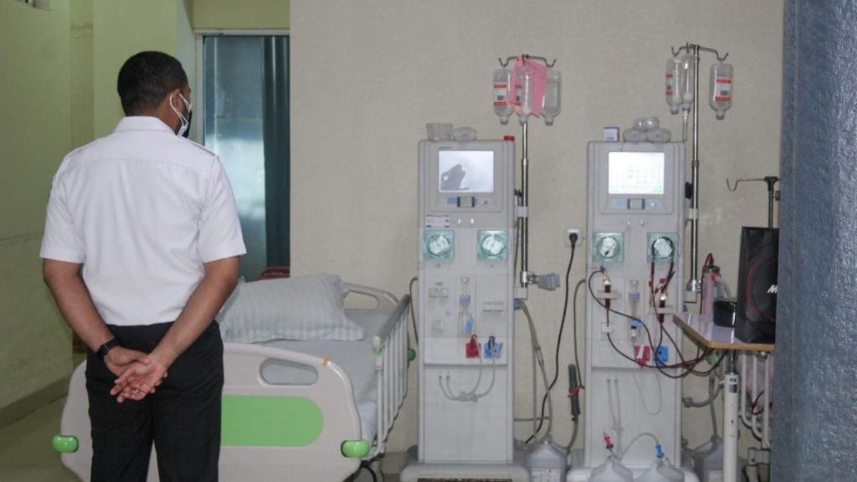 Langgam.id-tinjau tempat tidur RS