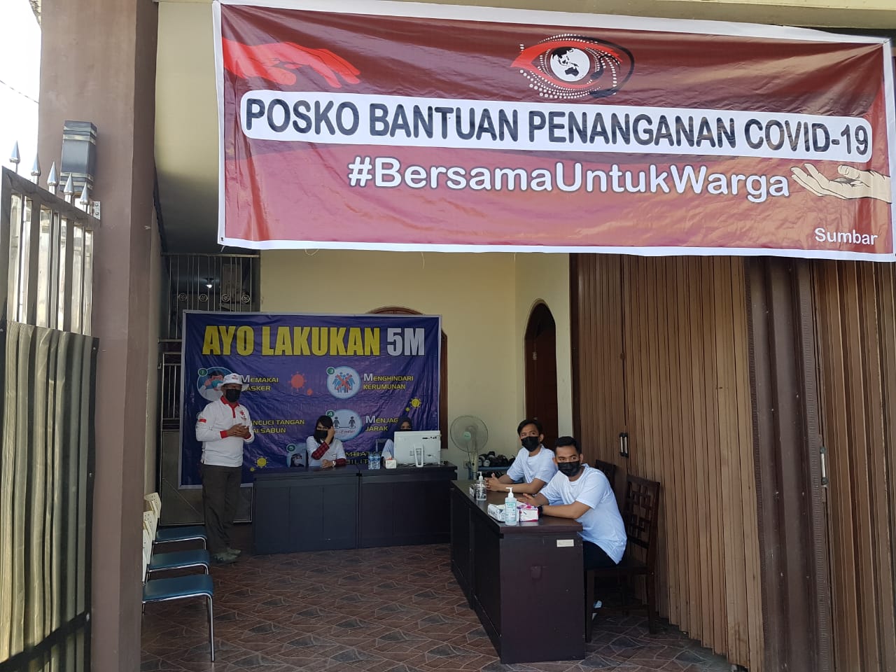 Langgam-Posko bantuan penanganan covid-19