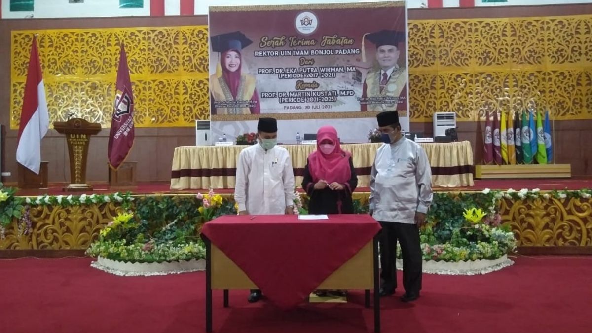 Langgam.id-sertijab rektor UIN Imam Bonjol
