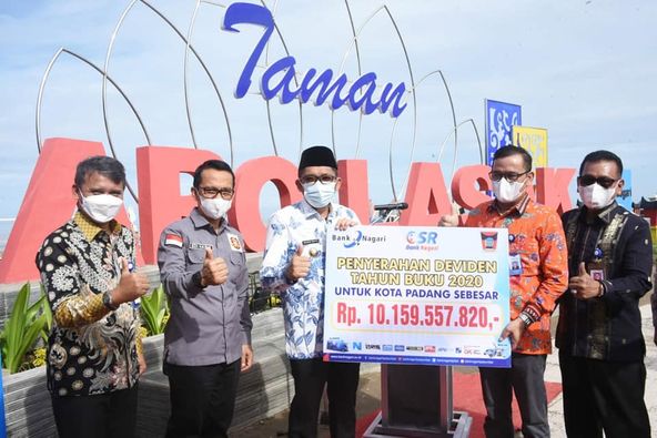 Pemko Padang Terima Rp.10 Miliar Dividen dari Bank Nagari