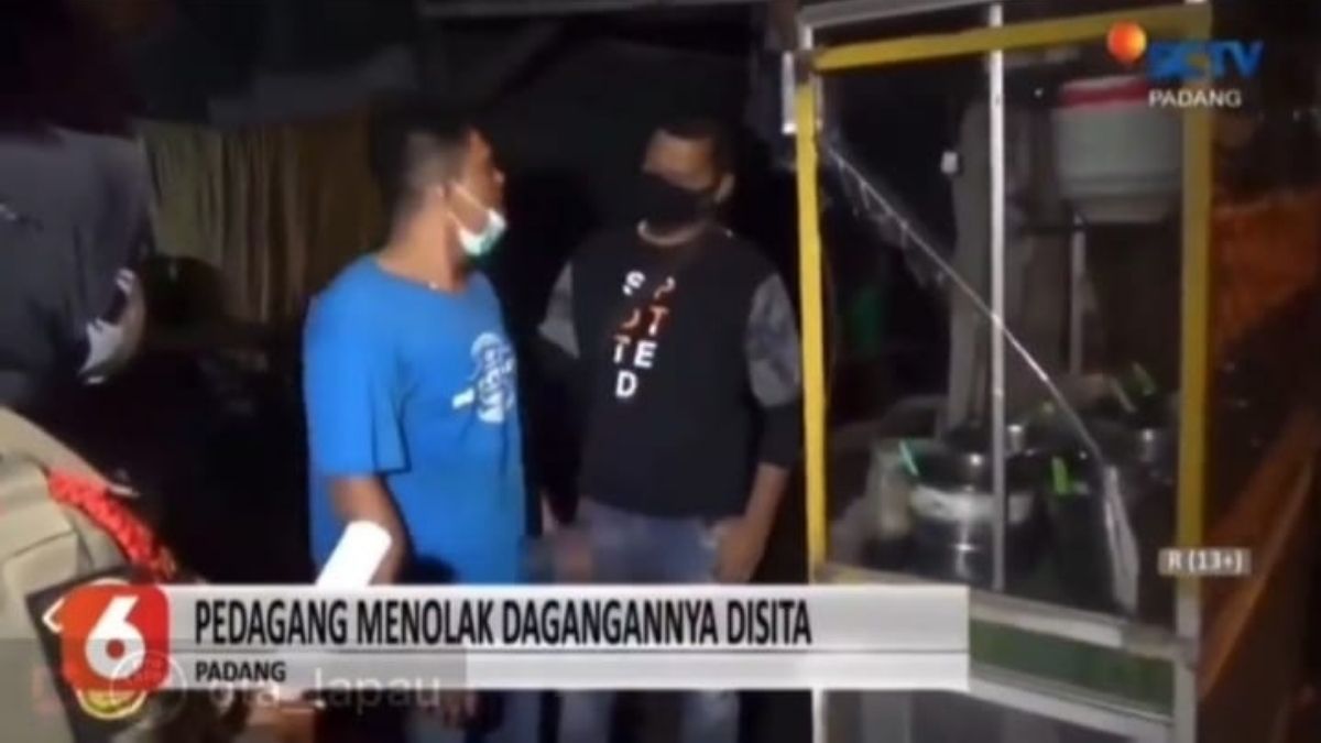 Langgam.id-video viral pedagang lontong