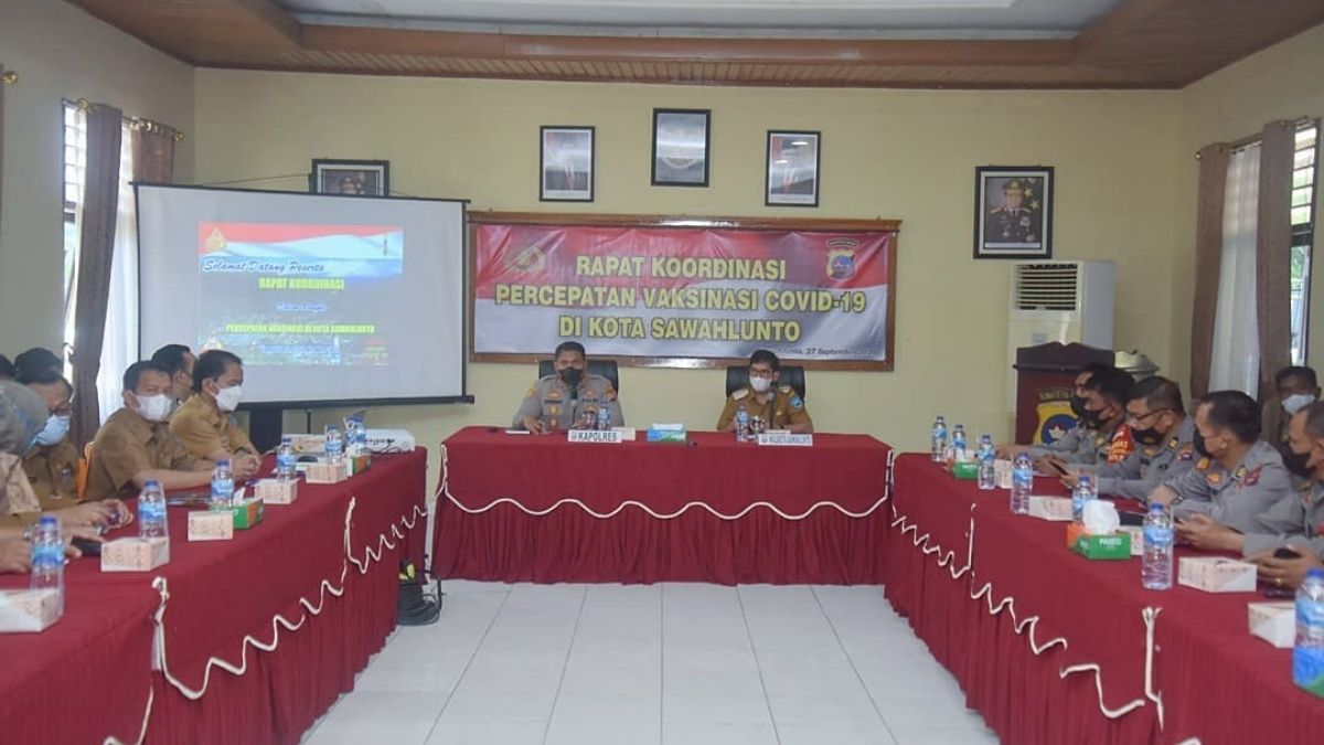 Langgam.id-Rakor Vaksinasi di Sijunjung