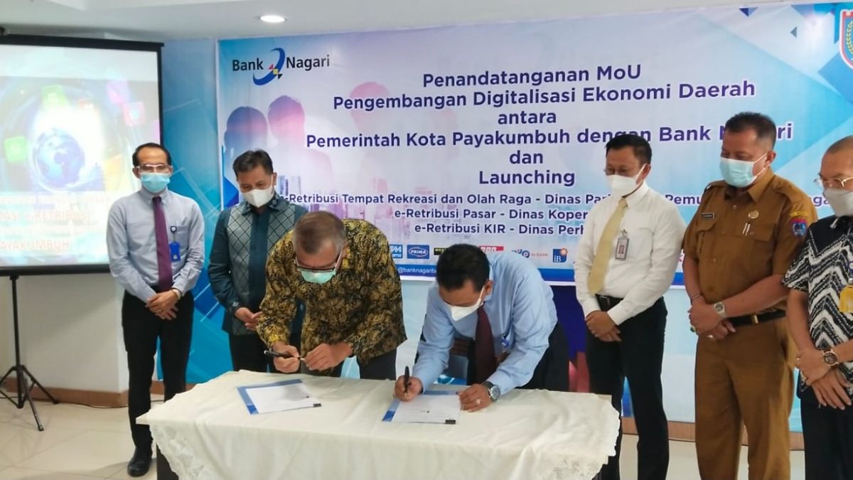 Langgam.id-e-retribusi dan Bank Nagari