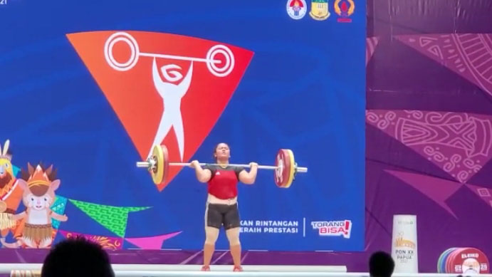 Tampil di Final, Sumbar Gagal Dapat Medali Angkat Besi Kelas 76 Kg PON Papua
