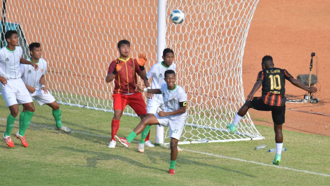 Kalahkan Sumut, Papua Melaju ke Semifinal Cabang Sepak Bola PON XX