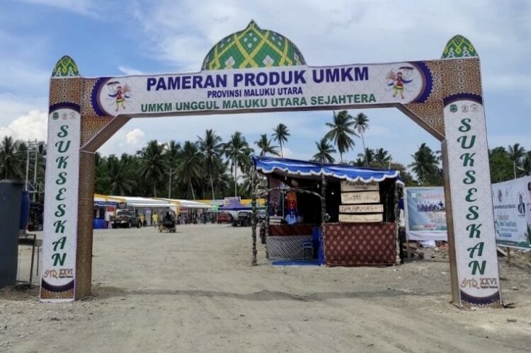 Pameran produk UMKM STQH Nasional di Maluku Utara. (Foto: kemenag.go.id)