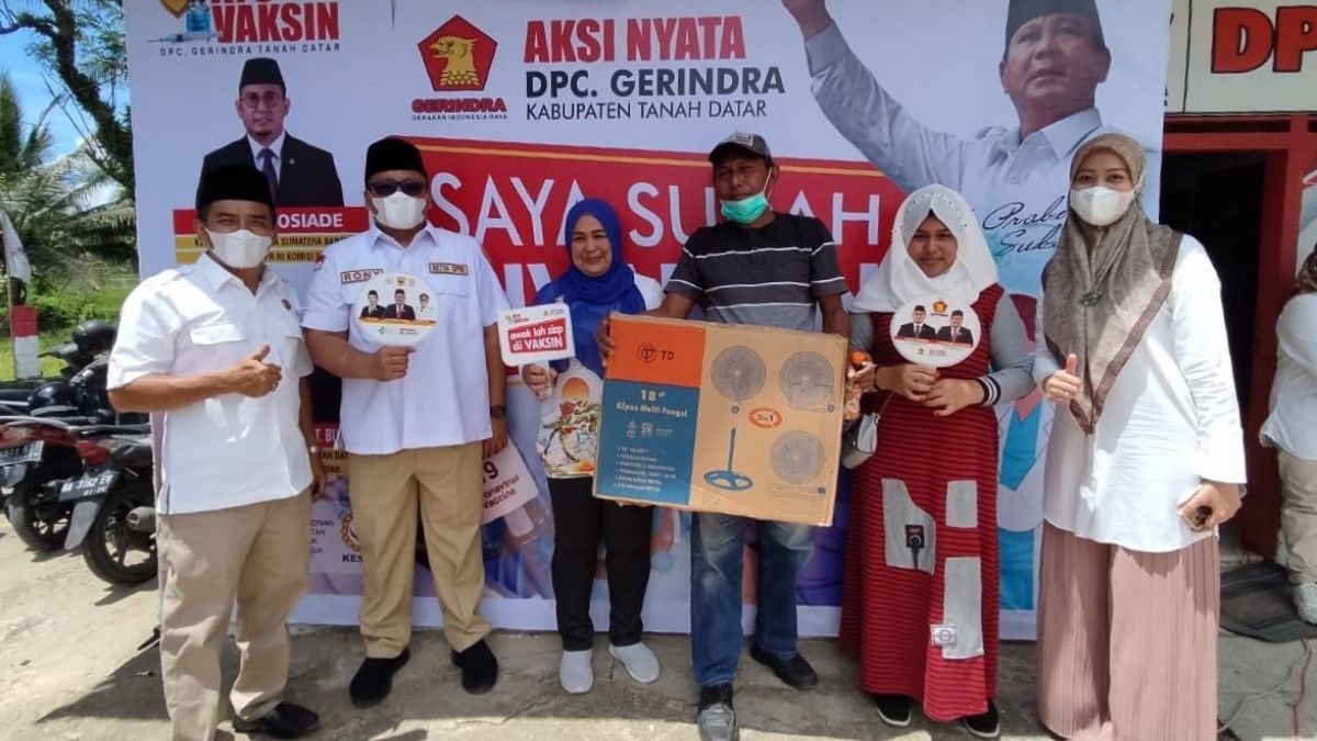 Langgam.id-vaksinasi Gerindra Tanah Datar