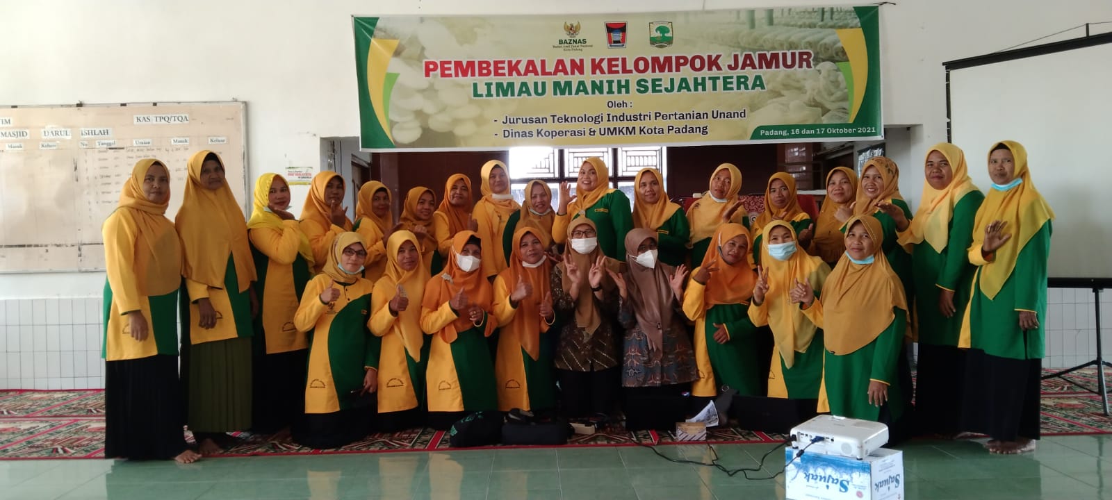 Sanitasi Kumbung Tingkatkan Produktifitas Budidaya Jamur Tiram