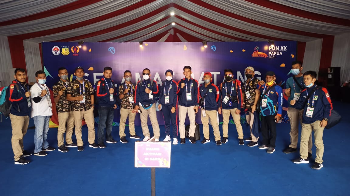 Kloter Terakhir Kontingen Sumbar Mendarat di Bumi Cendrawasih