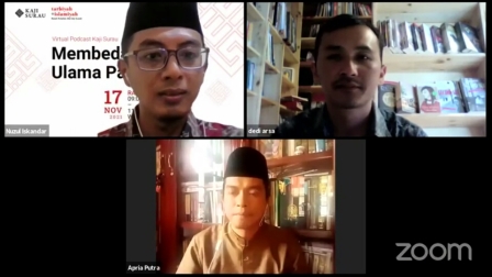 Virtual podcast bertema Bedah Paham Ulama Paderi, Rabu (17/11/2021).
