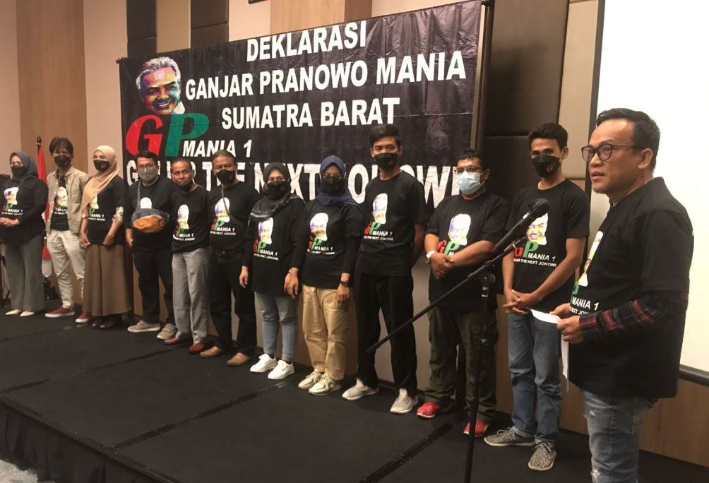 Ganjar Pranowo Mania Deklarasikan Diri di Sumbar