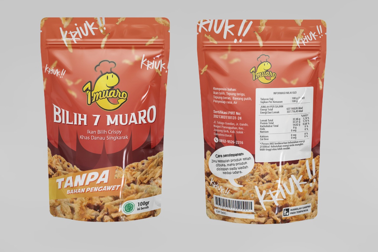 UMK Bilih 7 Muaro Kini Punya Kemasan Baru yang Apik dan Kekinian