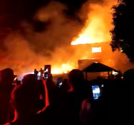 Gudang Furnitur Ludes Dilalap Api di Lengayang Pesisir Selatan