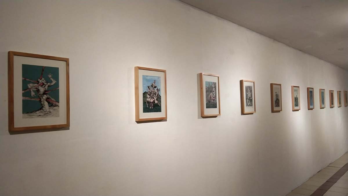 Seniman Asal Sumbar Gusmen Heriadi Gelar Pameran Tunggal Ke-10 di Yogyakarta