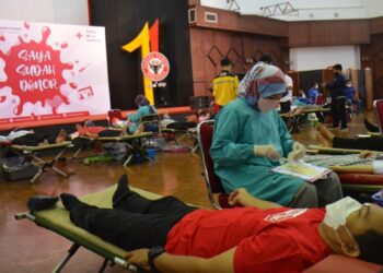 SP Semen Padang menggelar aksi donor darah. (Foto: dok humas)