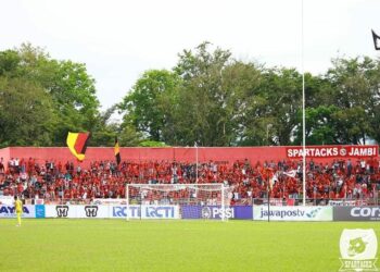 Kelompok suporter Semen Padang FC Spartacks (Foto; Ig Spartacks)