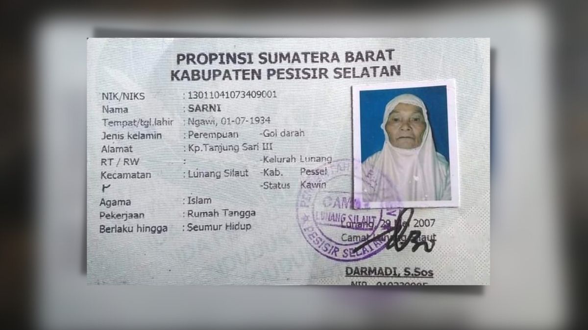 Pergi ke Ladang, Seorang Nenek di Pesisir Selatan Hilang Sejak 2 Hari Lalu