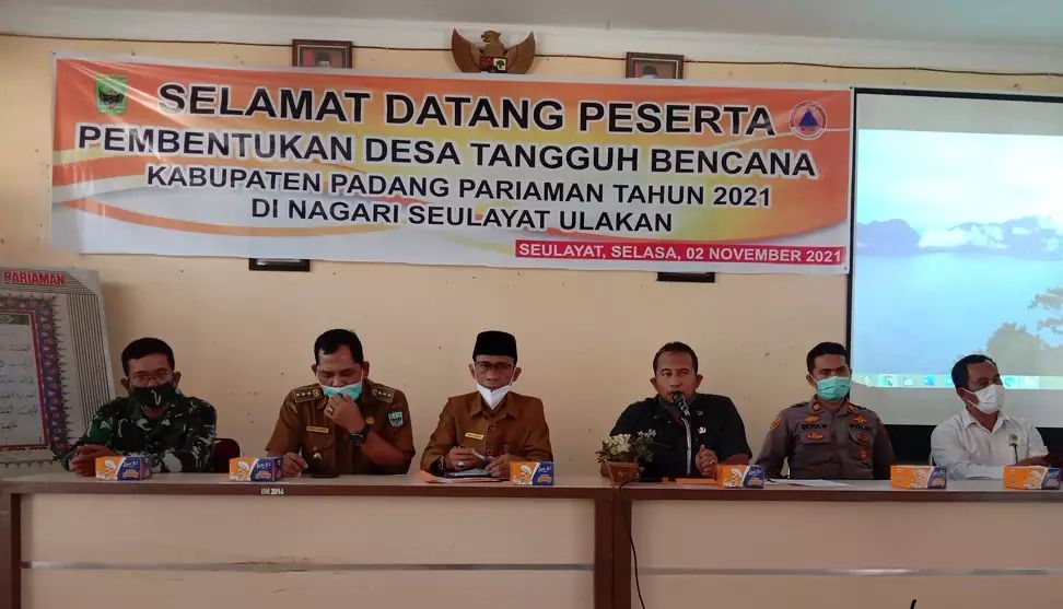 BPBD Padang Pariaman Lakukan Pembentukan Destana 2021