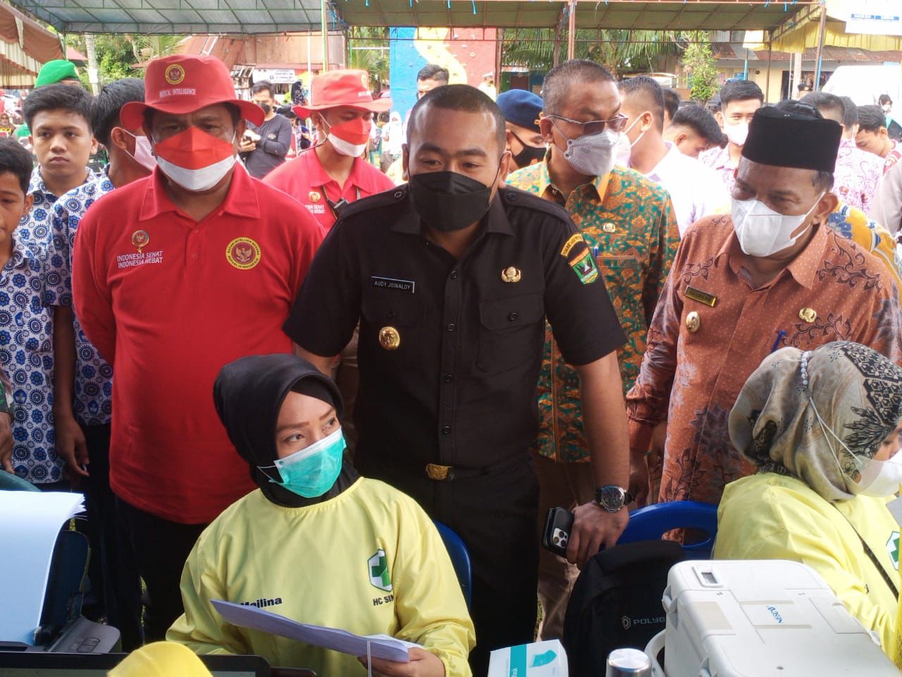 Peserta di Padang Pariaman Membludak, Wagub Yakin Peringkat Vaksinasi Sumbar Naik