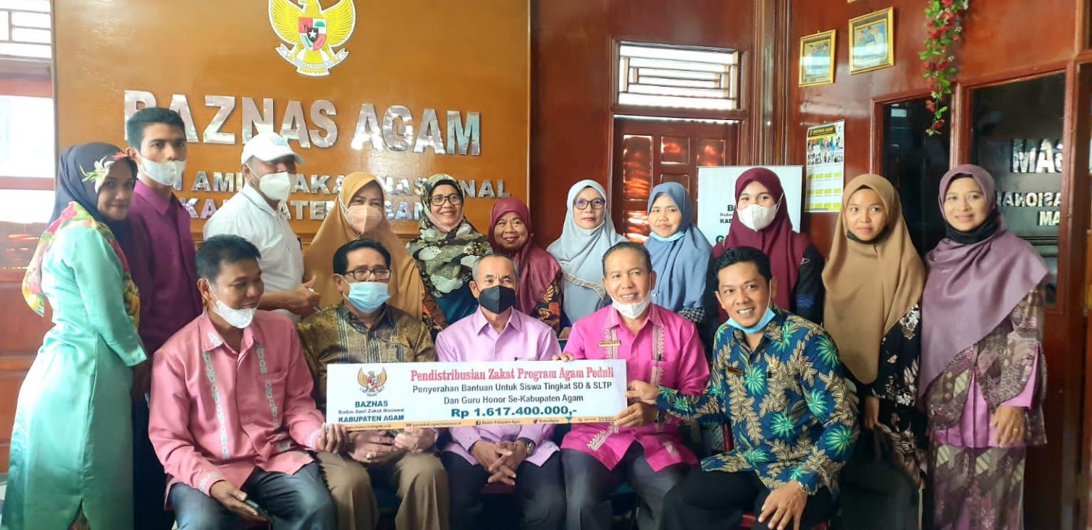 Rp1,6 Miliar Dana Zakat di Agam Disalurkan