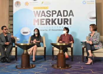 Diskusi waspada merkuri yang digelar KLHK dan United Nations Development Programme di Jakarta. (Nunu Anugrah/KLHK)