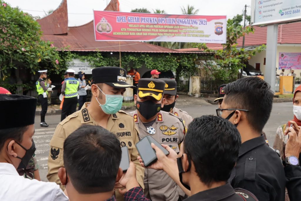 400 Personel Gabungan Amankan  Natal dan Tahun Baru di Sijunjung