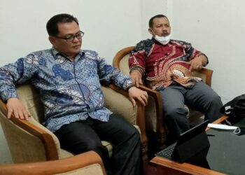 Diskusi terbatas Tim UPT PKKM UIN Imam Bonjol Padang dengan Tim Cendi UIN Sunan Kalijaga, Jumat (10/12). (Foto: UPT PKKM UIN)