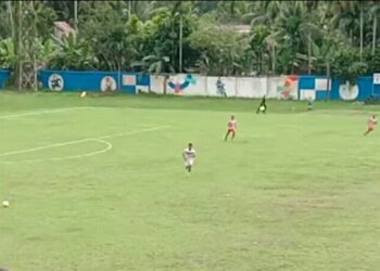 PSKB Bukittinggi VS PSP Padang semifinal Liga 3. (Foto: screenshot video)