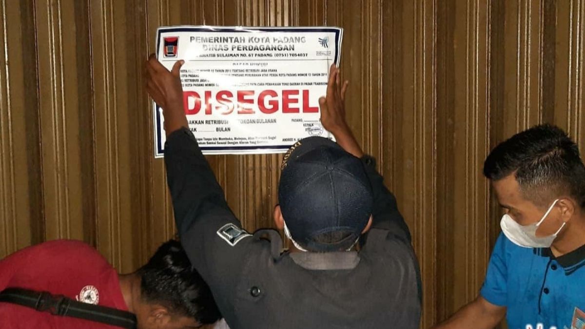 Langgam.id-toko disegel