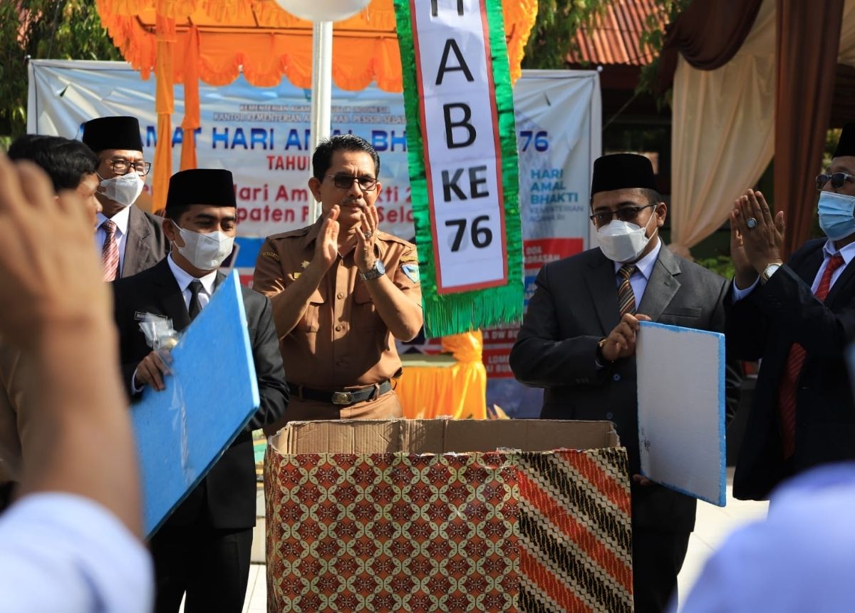 Kementerian Agama (Kemenag) RI menyebut indeks kepuasan layanan Kantor Urusan Agama (KUA) meningkat tahun 2021. naik menjadi 78,90 persen.