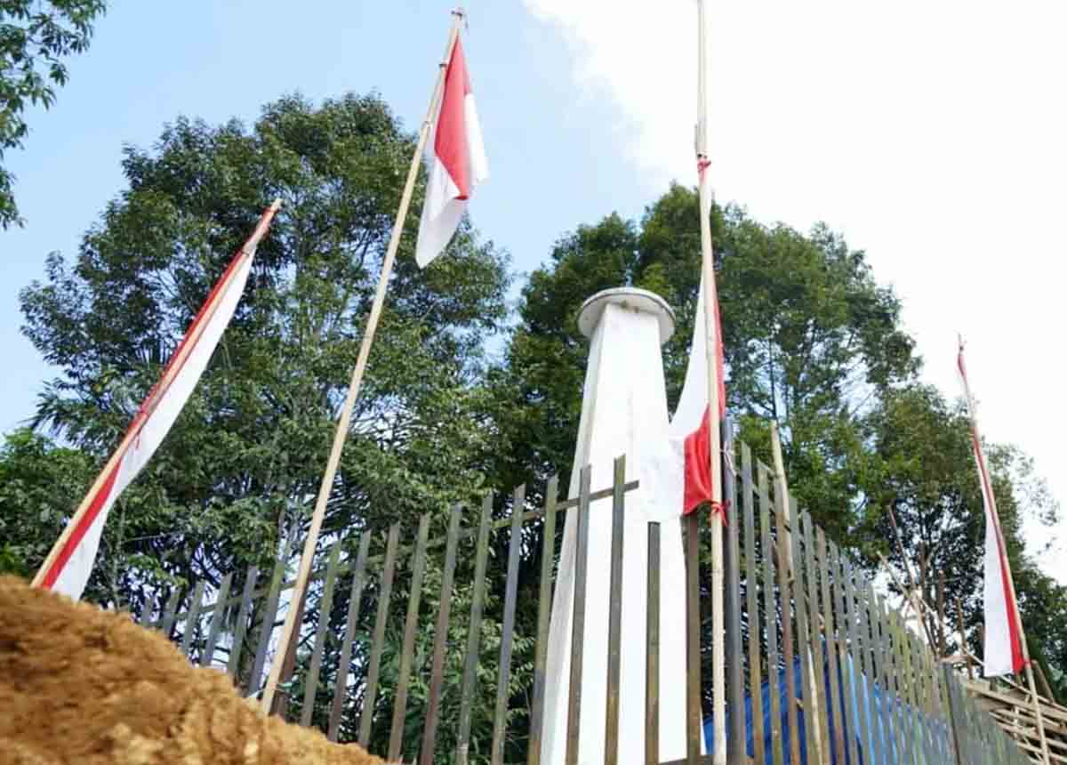 Langgam.id - Bentuk bangunan kantor pertama Bupati Tanah Datar telah dibangun di Jorong Sitapuang Gadang, Nagari Lawang Mandahiling.