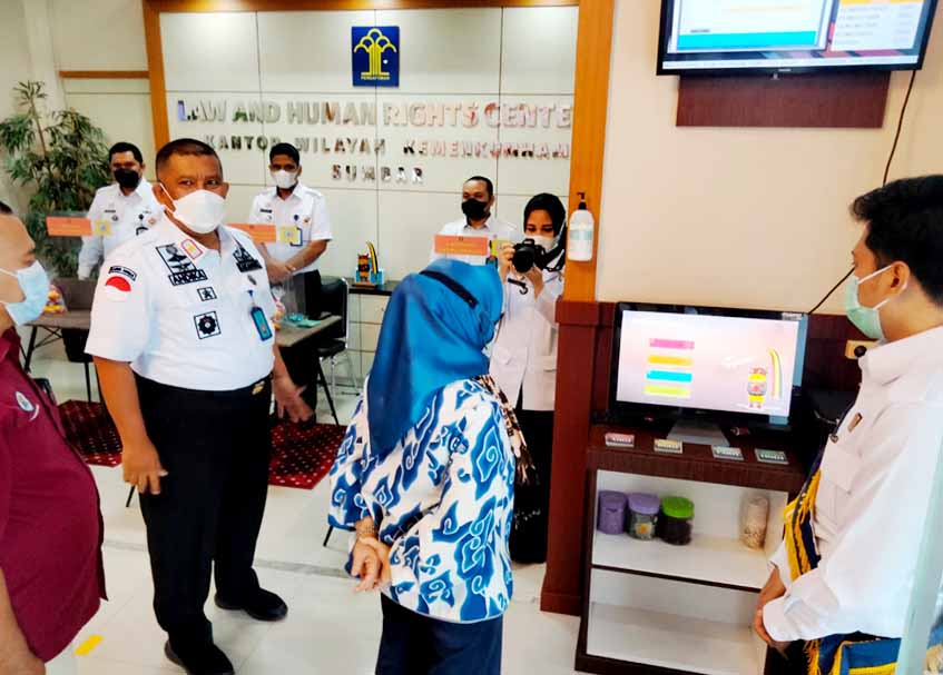 Berita Padang - berita Sumbar terbaru dan terkini hari ini: Alur pelayanan dan kejelasan informasi di Kemenkumham Sumbar dinilai sangat baik.