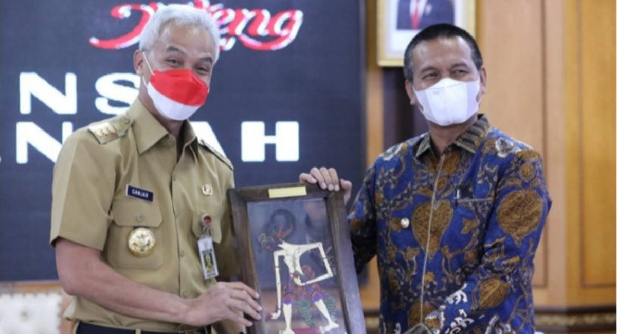 Wali Kota Pariaman Genius Umar Sambangi Ganjar Pranowo