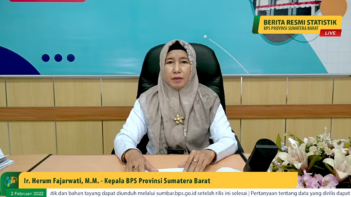 BPS Catat Ekonomi Sumbar 2021 Tumbuh 3,29 Persen